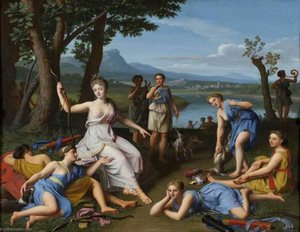 Diana Returning From The Hunt — Nicolas Colombel