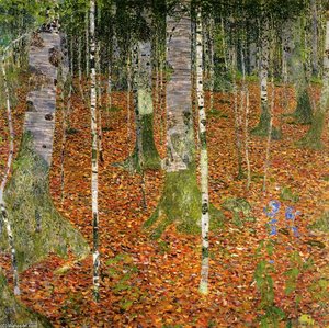 Casinha Com Bétulas — Gustav Klimt