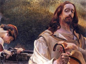 Christ And The Samaritan Woman — Jacek Malczewski