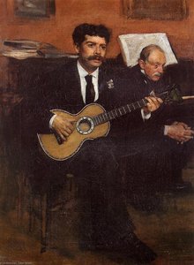 Portrait Of Pagens And Auguste De Gas — Edgar Degas