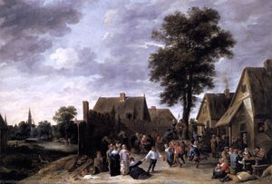 The Kermis At The Half Moon Inn — David Teniers The Younger