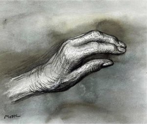 He Artist's Left Hand — Henry Moore