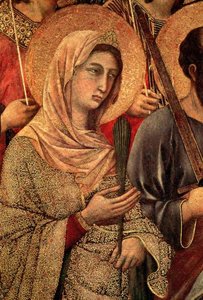 Maestà (detail) — Duccio Di Buoninsegna