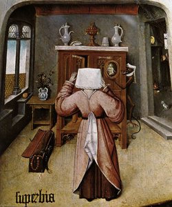 Sedem Smrtonosných Hriechov (detail) (12) — Hieronymus Bosch