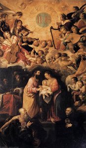 Adoration Of The Name Of Jesus — Juan De Las Roelas