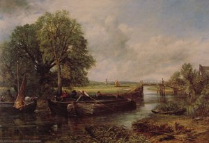En Vy Av Stour Nära Dedham — John Constable