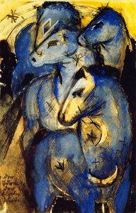 Il Turm Der Blauen Pferde — Franz Marc