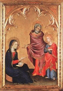 Cristo Che Ritorna Ai Suoi Genitori — Simone Martini