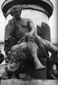 Monument To Louis Xv (detail) — Jean-baptiste Pigalle