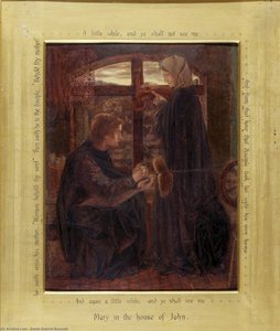Mary In The House Of John — Dante Gabriel Rossetti