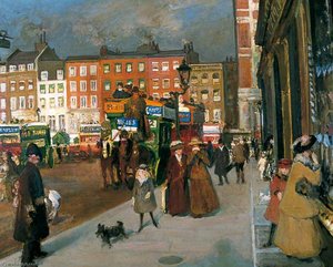 Knightsbridge From Sloane Street, London (fine December Morning) — Jacques-émile Blanche