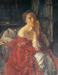 The Red Gown — Philip Connard