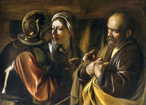 Denial Of Saint Peter — Cecco Del Caravaggio (francesco Buoneri)