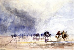 Crossing Lancaster Sands — David Cox