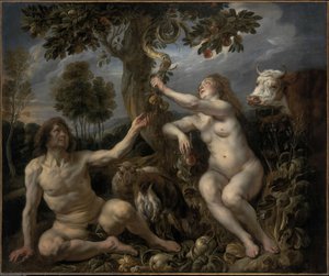 Adam And Eve — Jacob Jordaens