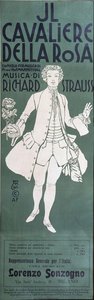 Poster For Der Rosenkavalier By Richard Strauss — Alfred Roller
