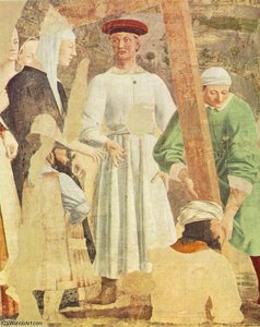 Odkrycie Krzyża Świętego (detal) — Piero Della Francesca