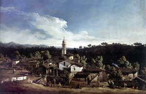 View Of Gazzada Near Varese — Bernardo Bellotto