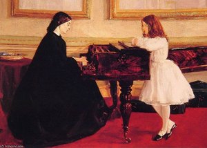 Am Klavier — James Abbott Mcneill Whistler