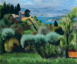 Sanary Landscape — Moïse Kisling