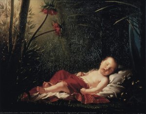 The King Of Rome In The Form Of Sleeping Cupid — Pierre-paul Prud'hon