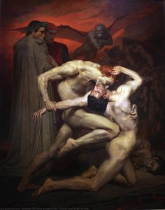 Dante And Virgil — William-adolphe Bouguereau
