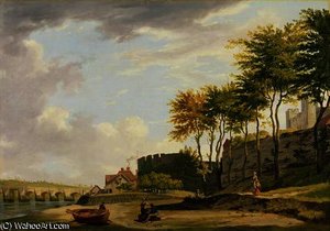 The Medway At Rochester, — Francis Wheatley