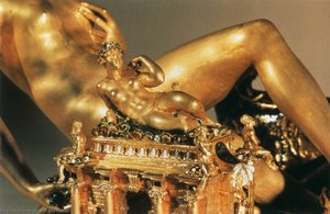 Salt Cellar (detail) — Benvenuto Cellini