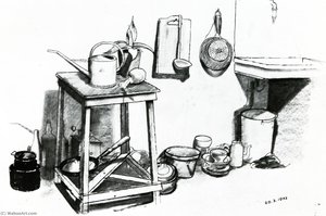 The Kitchen In Hiding — Felix Nussbaum
