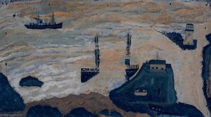 Wreck Of The Alba — Alfred Wallis