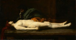 The Levite Of Ephraim And His Dead Wife (le Levite D — Jean-jacques Henner