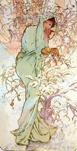 The Four Seasons Winter — Alfons Maria Mucha