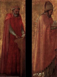 Two Panels From The Pisa Altarpiece — Masaccio