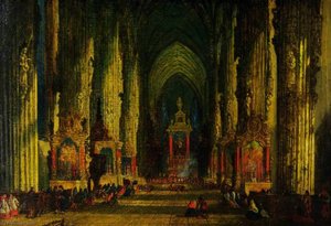 Interior Of St Stephen's Church, Vienna — David Roberts