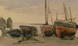 Hastings: Fiskebåtar — James Abbott Mcneill Whistler