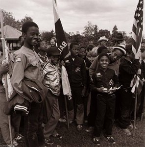 Awards Ceremony for Boy Scouts, Patterson Park, from the East Baltimore Documentary Survey Project
