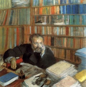 Porträt Von Edmond Duranty — Hilaire-germain-edgar Degas