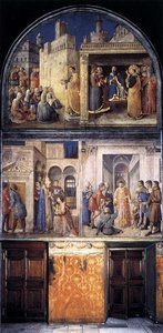 North Wall Of The Chapel — Fra Angelico