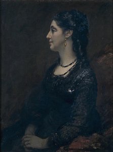 Portrait De Madame Eugène Faure — Faure Eugène