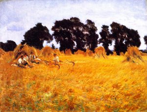 Recoltători În Pauză Într-un Câmp De Grâu (cunoscut Și Sub Numele De Culegătorii) — John Singer Sargent