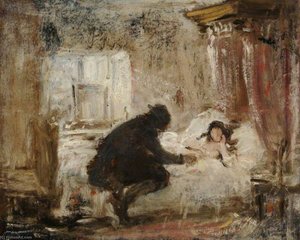 Study For 'the First Born' (detail) — Frederick William Elwell