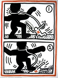 Free South Africa — Keith Haring