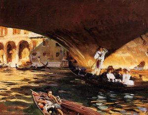 Der Rialto (canal Grande) — John Singer Sargent