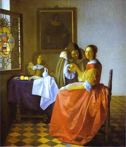 Donna E Due Uomini — Johannes Vermeer