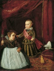 Prince Baltasar Carlos With A Dwarf — Diego Velázquez