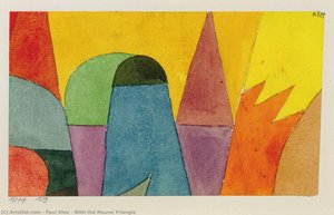 With The Mauve Triangle — Paul Klee