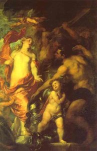 Venus Asking Vulcan For Arms For Aeneas — Sir Anthony Van Dyck