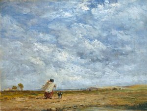 A Windy Day — David Cox