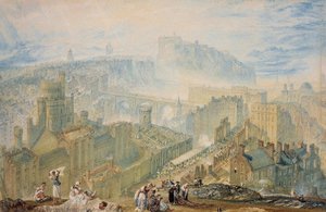 Edinburgh From Calton Hill — J.m.w. Turner
