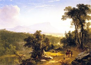 Paesaggio - Composizione: Nelle Catskills